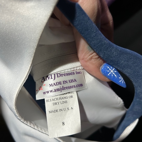 Flower Girl Easter Pageant White and Green Formal Dress with Flower NWT - Picture 7 of 7